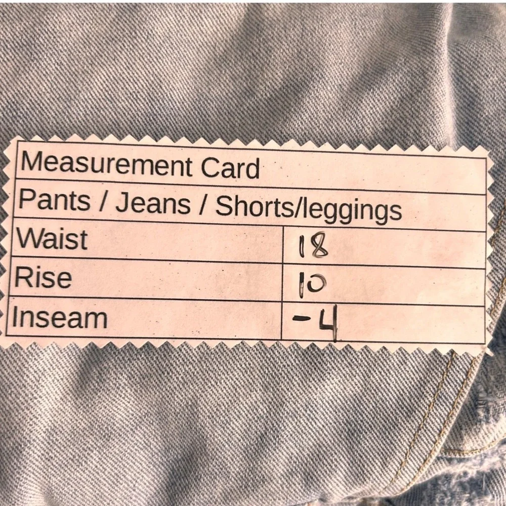 Denim Overalls‎ Shorts Blue Large